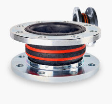 Elaflex "DoubleRed" ROTEX Rubber Expansion Bellows