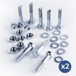 M12x60 FlexEJ Bolt Set - 2 Pack