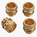 DN25 (1″) FlexEJ  male compression fittings for 28 mm copper pipe - 4 pack