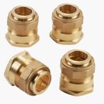 DN32 (1¼″) FlexEJ female compression fittings for 28 mm copper pipe - 4 pack