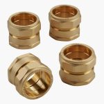 DN40 (1½″) FlexEJ female compression fittings for 42 mm copper pipe - 4 pack