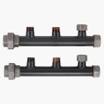 DN32 (1¼″) FlexEJ LP Low Loss Header Manifolds - 3 Ports @ DN25