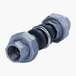 DN25 (1″) FlexEJ Union EPDM Rubber Bellows - Length 200 mm